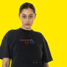 Load image into Gallery viewer, “Where to Find Black People in Seattle When the World Cup Ends” Block Party Tee – Black
